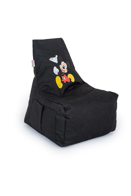 Pufumo Garden Black Mickey Mouse Children's Bean Bag