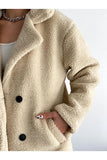 By Gecce Women's Four Button Plush Coat