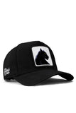 BlackBörk Men's Black Baseball Panther Hats