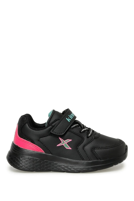Kinetix Girl's Black Marned Sneaker