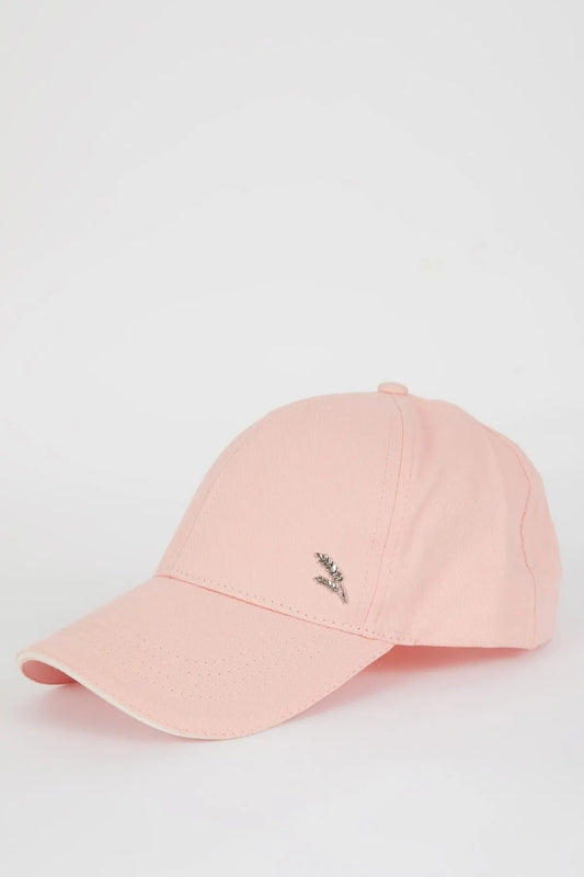 Defacto Women's Pink Fit Cotton Hats