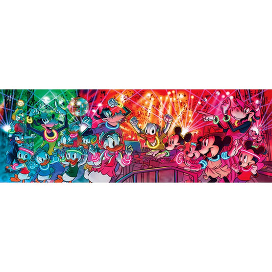 Puzzle Mickey Mouse Clementoni 39660 Panorama: Disney Disco 1000 Pieces