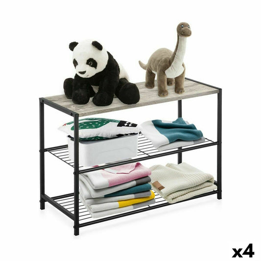 Shelves Confortime Metal 60 x 30 x 43 cm (4 Units)