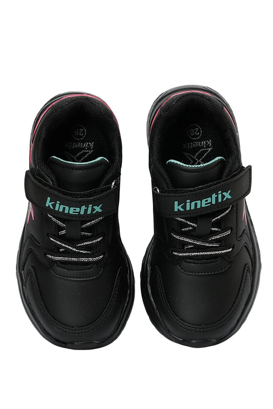 Kinetix Girl's Black Marned Sneaker