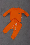 Adabebek Orange Corduroy Baby Set