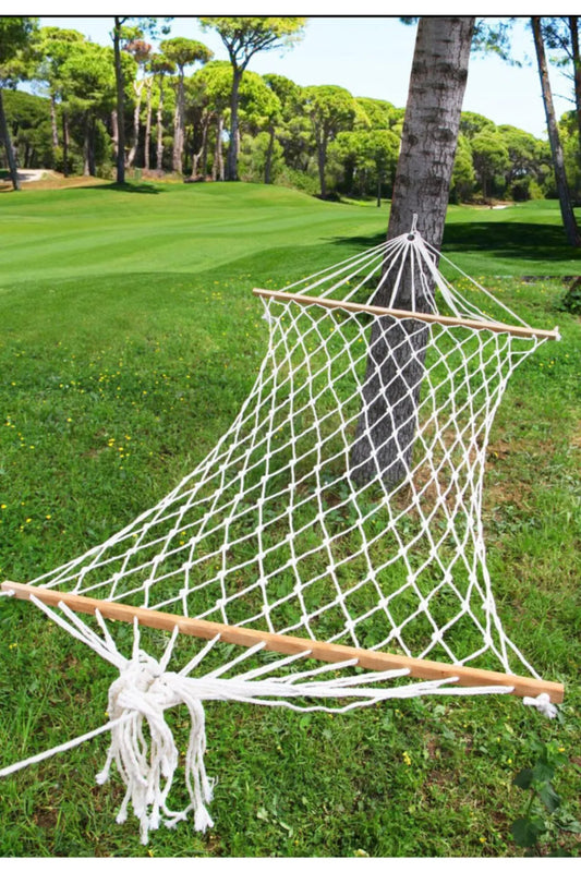 Ipek Garden Double Single Knit Cotton Hammock Swing