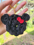 Valentina Handmade Mickey Mouse Key Chain - Available in Different Colors
