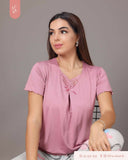 EVE.CLOSET Short Sleeve Pink Pajama