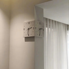 Double Sided Digital Wall Clock 27 x 27 x 27 cm