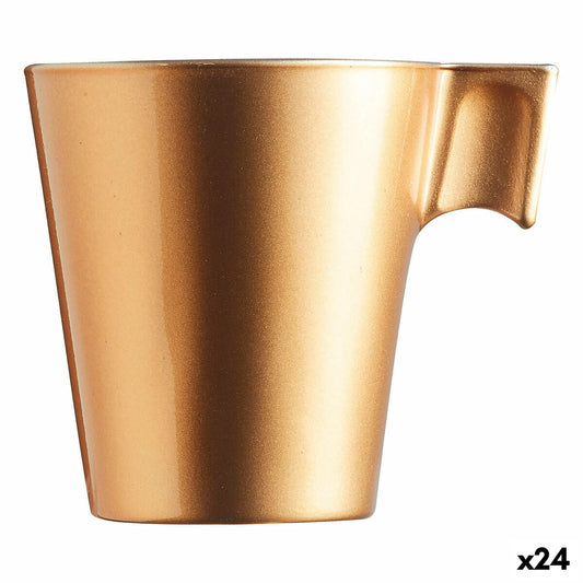 Cup Luminarc Flashy Golden 80 ml Glass