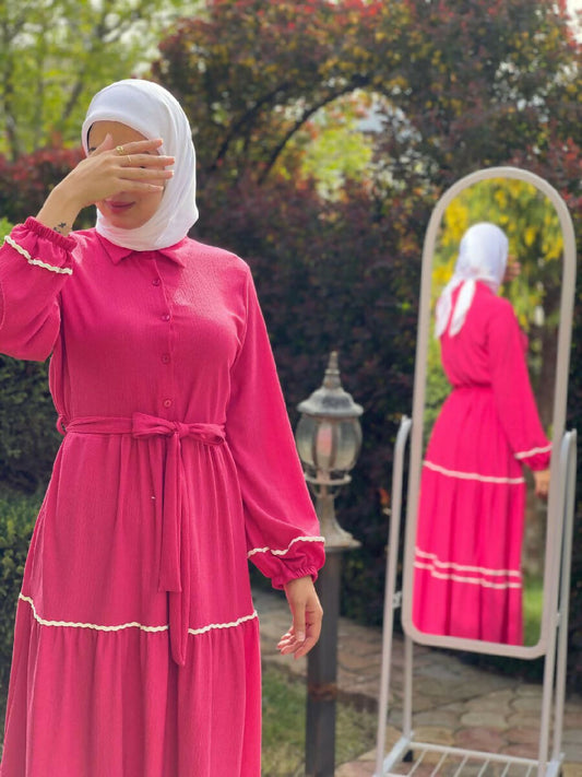 Bella Shop Girl's Turkish Fushi Dress