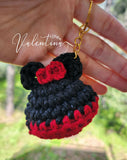 Valentina Handmade Mickey Mouse Key Chain - Available in Different Colors