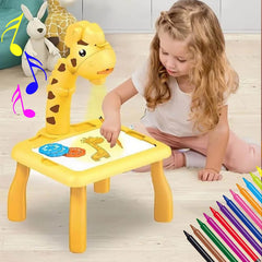 Projection Painting Table For Kids