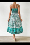 Fashion Beauty Style 7 Boho Green Summer Dress