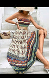 Fashion Beauty Style 7 Strapless Boho Style Dress For Women