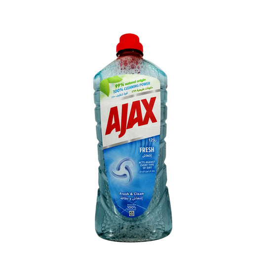 Ajax Acts Against Every Type Of Dirt 1.25 L    أجاكس يعمل ضد كل أنواع الأوساخ