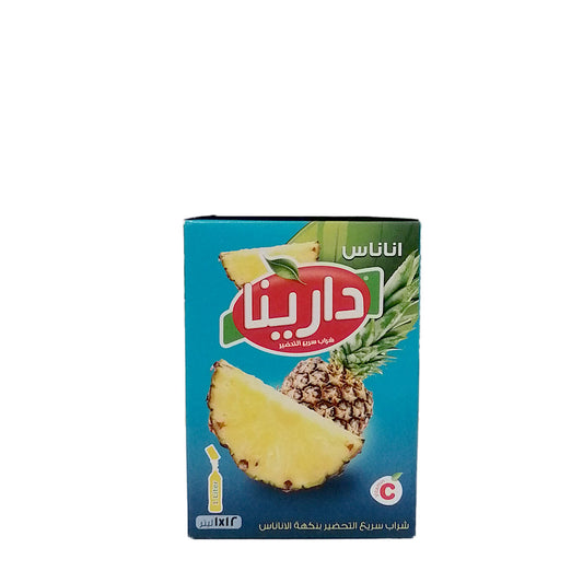 Darina Pineapple Instant Drink 12 * 1 L عصير دارينا الاناناس شراب