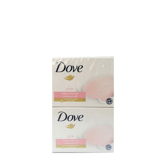 Dove Beauty Cream Bar Pink 4x100 g دوف قالب كريم الجمال الوردي