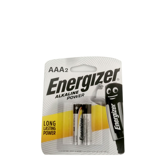 Energizer Alkaline Power Battery 1.5 V AAA LR03  إنرجايزر بطارية طاقة ألكالاين 1.5 فولت