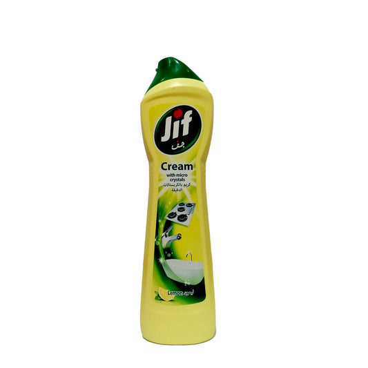 Jif Cream Lemon With Micro Crystals 500ml جيف لتنظيف المطبخ والحمامات