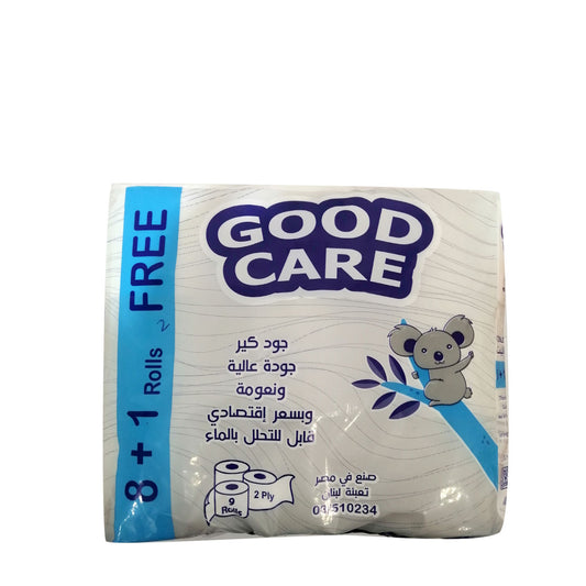 Good Care Toilet Tissue 8+1 Rolls Free