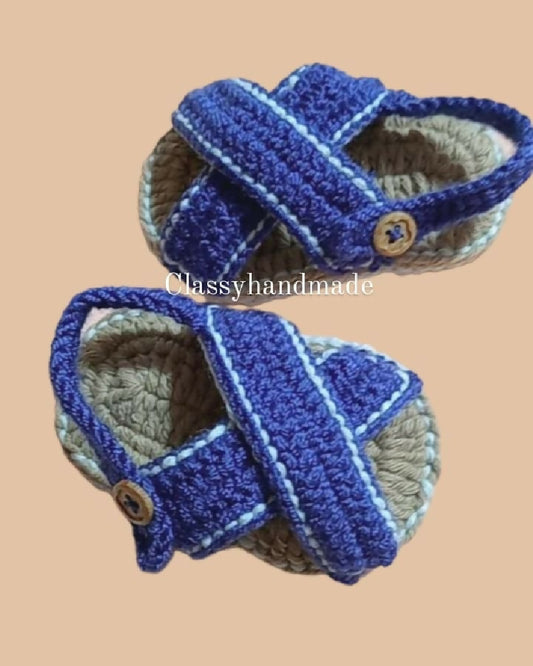 Classy Handmade Touch Crochet Boy Sandals