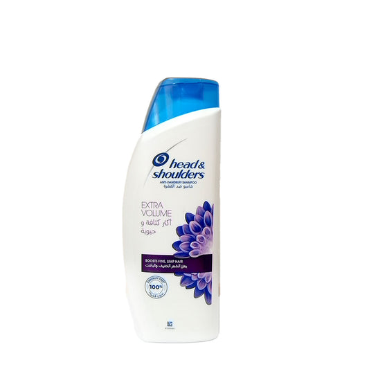 Head & Shoulders Anti-Dandruff Shampoo Extra Volume 600 mlشامبو ضد القشرة