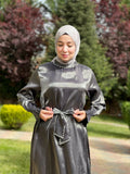 Bella Shop Women's Turkish Grey Dress