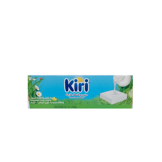 Kiri Fresh Cream And Milk 200g * 12 PSC كيري حليب و قشطة طازجة 200 جرام
