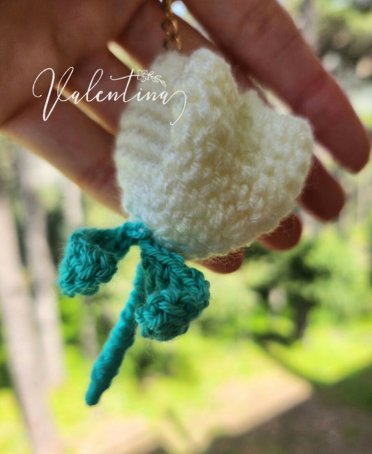 Valentina Handmade Tulip Key Chain - Available in Different Colors