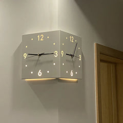 Double Sided Digital Wall Clock 27 x 27 x 27 cm