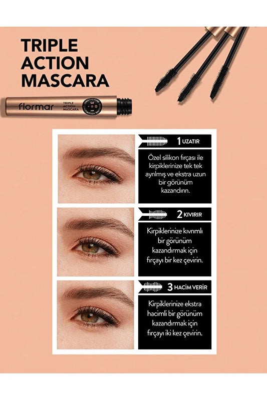 Flormar 3 Level Adjustable Mascara