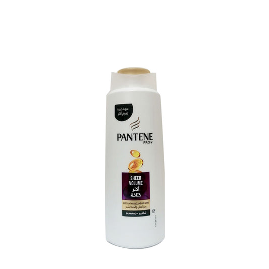 Pantene Pro-V Shampoo Gives Flat Hair Volume & Shine 600 ml بانتين برو-في شامبو يمنحك كثافة ولمعاناً للشعر