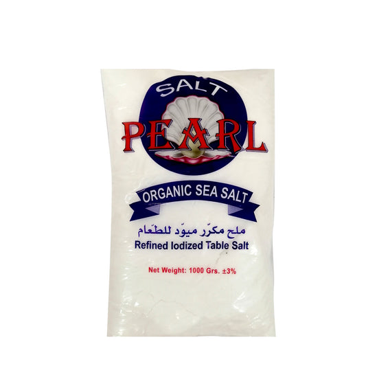 Pearl Organic Sea Salt 1 Kg بيرل ملح مكرر ميود للطعام