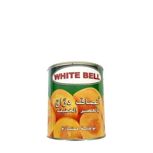 White Bell Peach Halves In Light Syrup 820 g