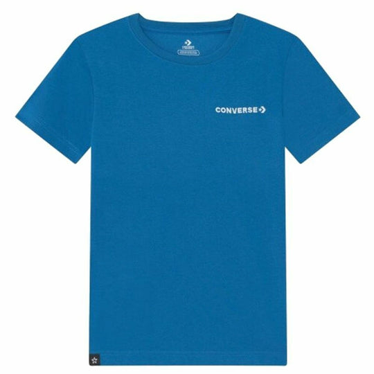 Children\'s Short Sleeve T-Shirt Converse Field Surplus Blue – Loyabi