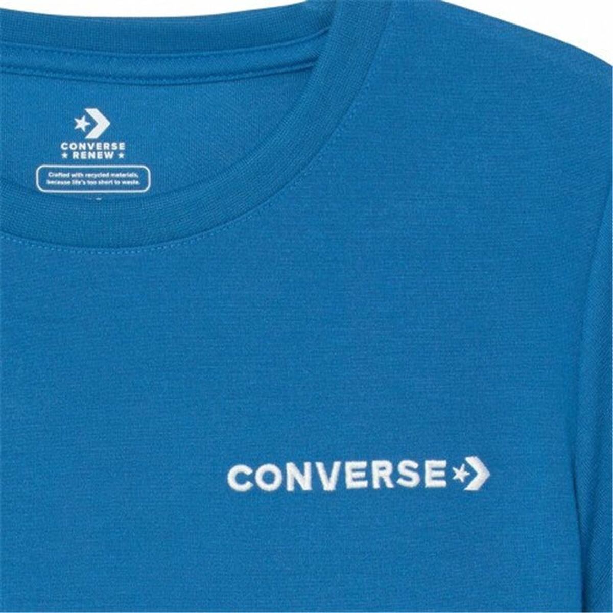 Children's Short Sleeve T-Shirt Converse Field Surplus Blue – Loyabi
