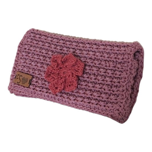 Fashion Stitch Women's Purple Crochet Wallet