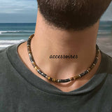 Accessoires by Madeleine Handmade Jewelry High Quality Tiger Eye Stones « For Him ».