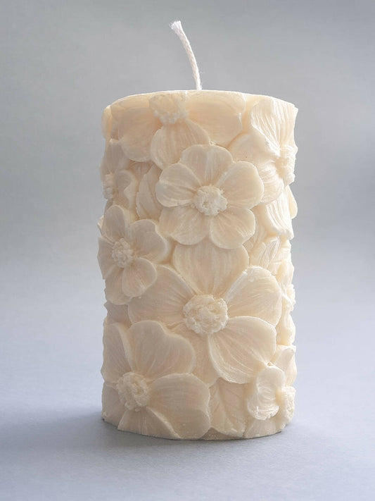 Twilight Flower Pillar Scented Candles