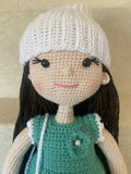 Handmade By Noha Handmade Crochet Doll Sisi height 30cm Weight 0.1