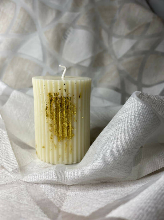 Reinshop Handmade Stripped Column Scented Candle 6.5 cm