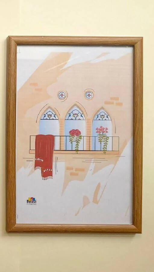 Baladi in Frames Handmade "Blooming Heritage" Painting (20x30cm or 30x40cm)