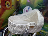 HJ Handmade Handmade White Baby Bed For Babies