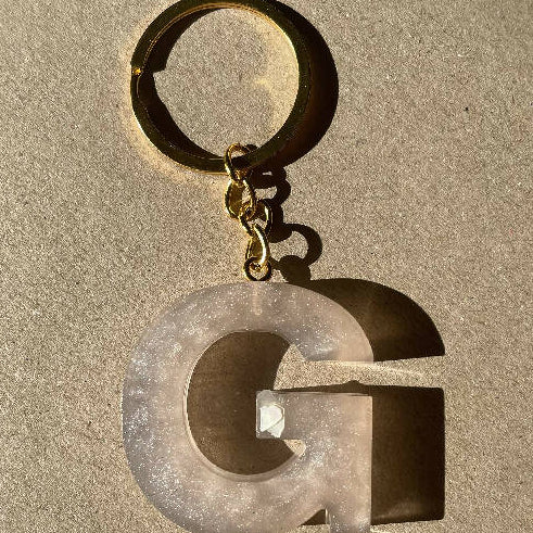 Julyana Chehab Handmade Letter G Keychain-Ready-5 cm