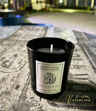 Valentina Handmade Glass Black Candle -Light of the Future Collection - Ramadan Decoration