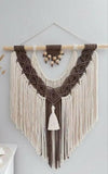 Reya Handmade Macramé White and Brown Wall Hanger