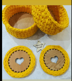 Maison du crochet Set Boxes + Coasters