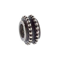 Thumbnail for Men's Beads Sector SAAL36 Black Silver