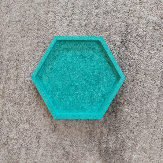 Glamour by Rima Handmade Hexagon Coaster Stone Structure 0.120 kg